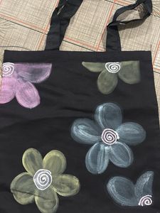 Hand-Painted Tote Bag