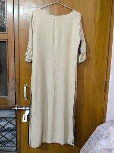 Khaki Straight Kurti
