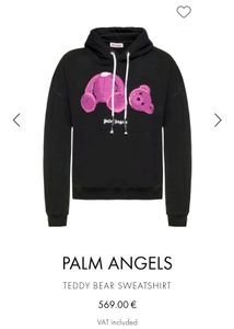 Palm Angels Kill The Bear Hoodie Black 🖤