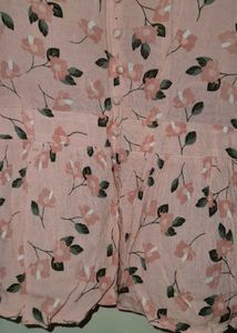 LOV by Westside Pink Floral Print Kareena top