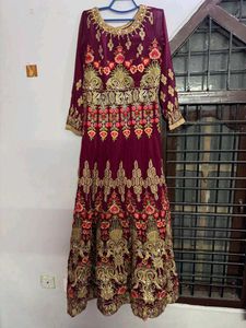 Embroidered Long gown