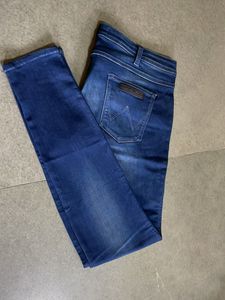 Original Wrangler Dark Blue Denim Jeans