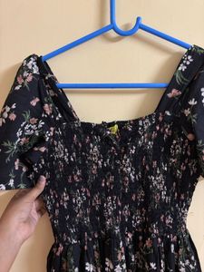 Floral Print Midi Dress