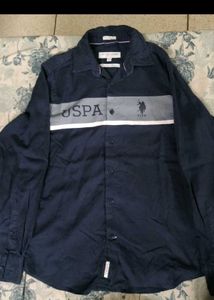 US Polo Assn. Men's Navy Blue Shirt