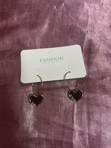 Heart Hoop Earrings