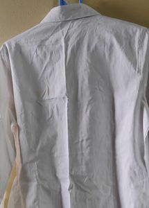 Classic White Button-Up Shirt