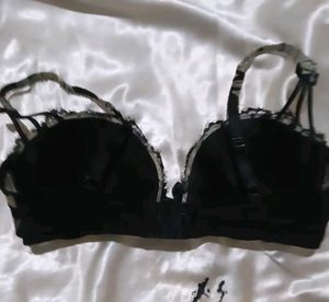 Floral Print Lace  Bra