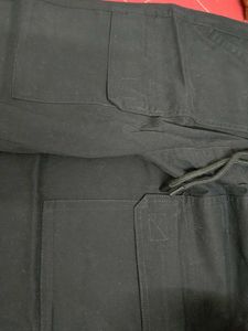 Zudio Men's Black Cargo Pants