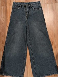 Wide Leg Denim Jeans