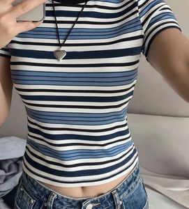 Striped Fitted Top