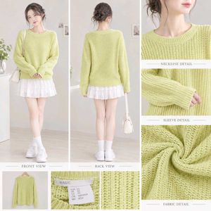 H&M Lime Green Knit Sweater
