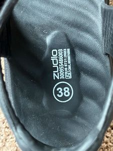 Stylish Black Comfort Sandals