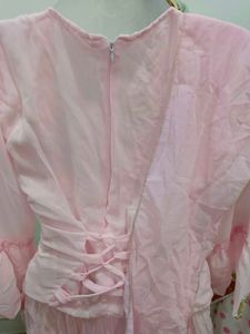 Pink Embroidered Kurta Set with Dupatta