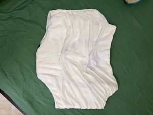 White Ruched Bandeau Top