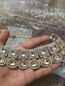 Elegant Kundan Necklace Set