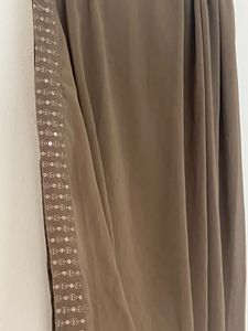 Elegant Brown Sequined Kurta Set
