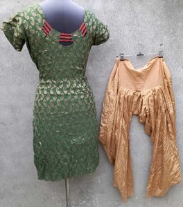 Embroidered Kurta and Salwar Set