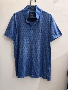 Men's Navy Tie-Dye Graphic T-Shirt