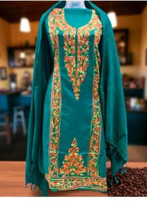 Elegant kashmiri suit unstitched