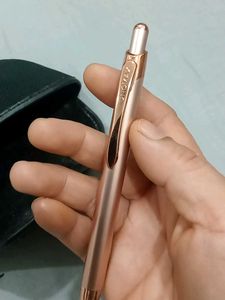 Elegant Rose Gold Pen &amp; Case Set
