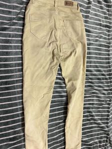 Khaki Skinny Fit Jeans