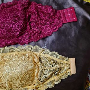 Lace Bandeau Bra - Stylish Comfort