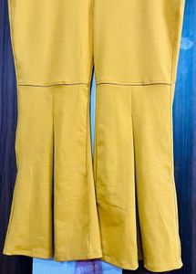 Mustard Yellow Flared Pants