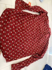 Men's Floral Print Shirt