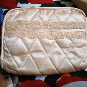 Quilted Jewellery Bag/Pouch