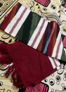 Striped Ethnic Scarf