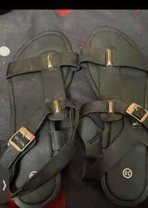 Aditya Birla Black Sandal Unused