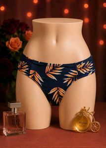 🇳🇿💫🎀Stylish Leaf Print Bikini Bottom