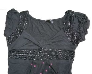 Chic Black Polka Dot Dress