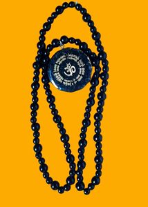 Mahamritunjay Om Symbol Pendant Agate Stone Neckla
