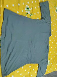 Grey Tree Print Top