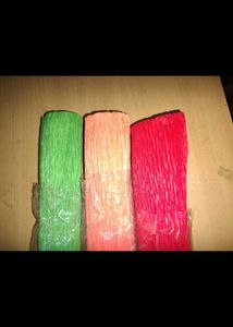 Crepe Paper Rolls - Vibrant Colors for Crafts