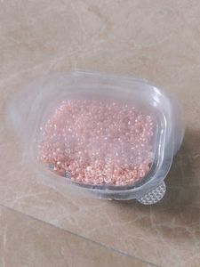 Rose Gold Seed beads ,pearl