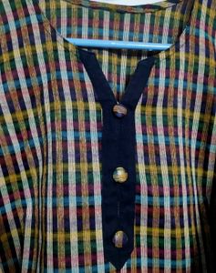 🔥Price Drop🔥New Unused Stylish Plaid Kurta