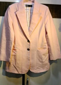 Women's Peach Zara Blazer