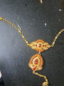 🔥 Bridal Heavy Jewellery 🔥 Orange Color