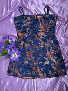 Floral Print Mini Dress