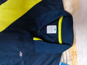 100% Nylon Collar T Shirt XL Size