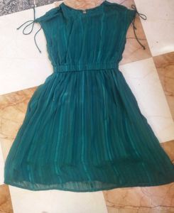 Flowy Teal Midi Dress