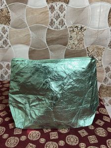 Shimmering Mint Green Pouch