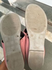 Stylish Pink Embellished Flip-Flops
