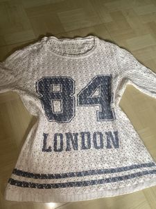Chic "84 London" Knit crochet full sleve top