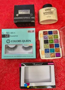 Makeup combo Eyeshadows loose powder and eyeshadow