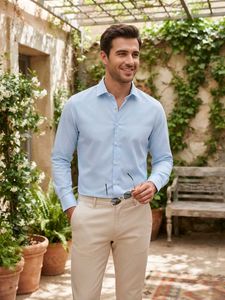 Men's Light Blue Shirt Unstitched Fabric