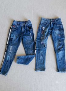Stylish Distressed Jeans for Kids