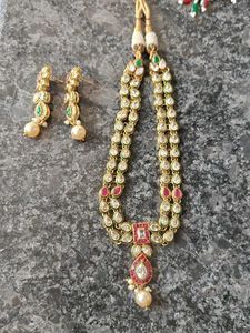 Stunning Ethnic Earrings with Pearls